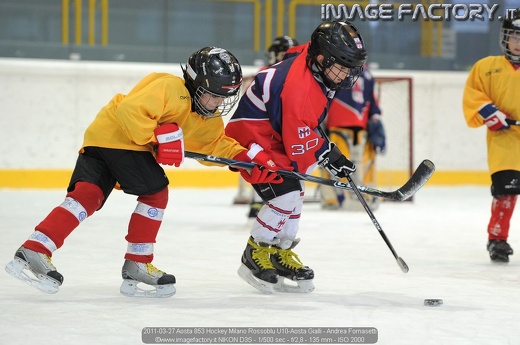2011-03-27 Aosta 853 Hockey Milano Rossoblu U10-Aosta Gialli - Andrea Fornasetti